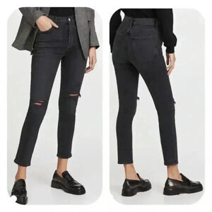 AGOLDE Nico High Rise Slim Fit Jeans Cassette Wash